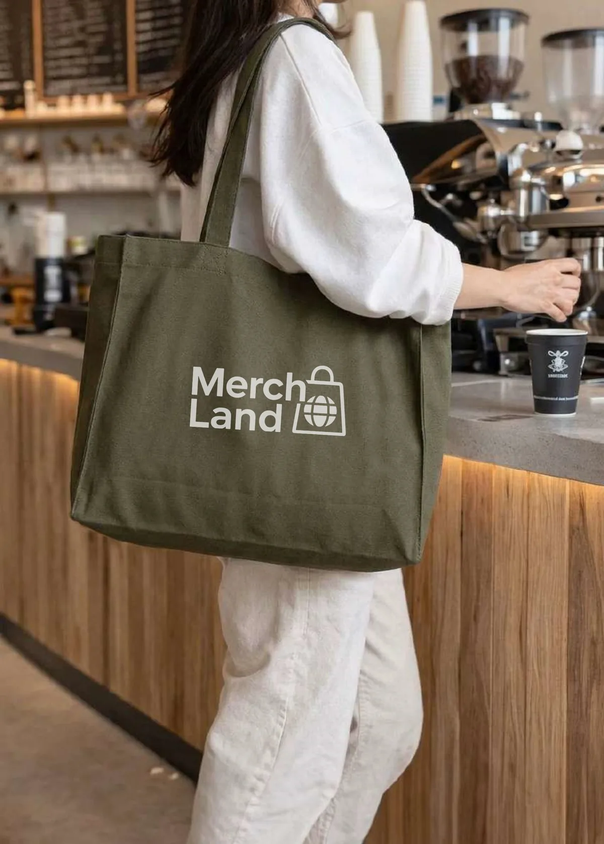 Tote Bag Canvas Cafetería